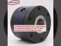 Low Backlash Backstop Cam Clutch Suitable for Temperature Range of -20°C to 80°C and 20mm to 130mm Outer Diameter